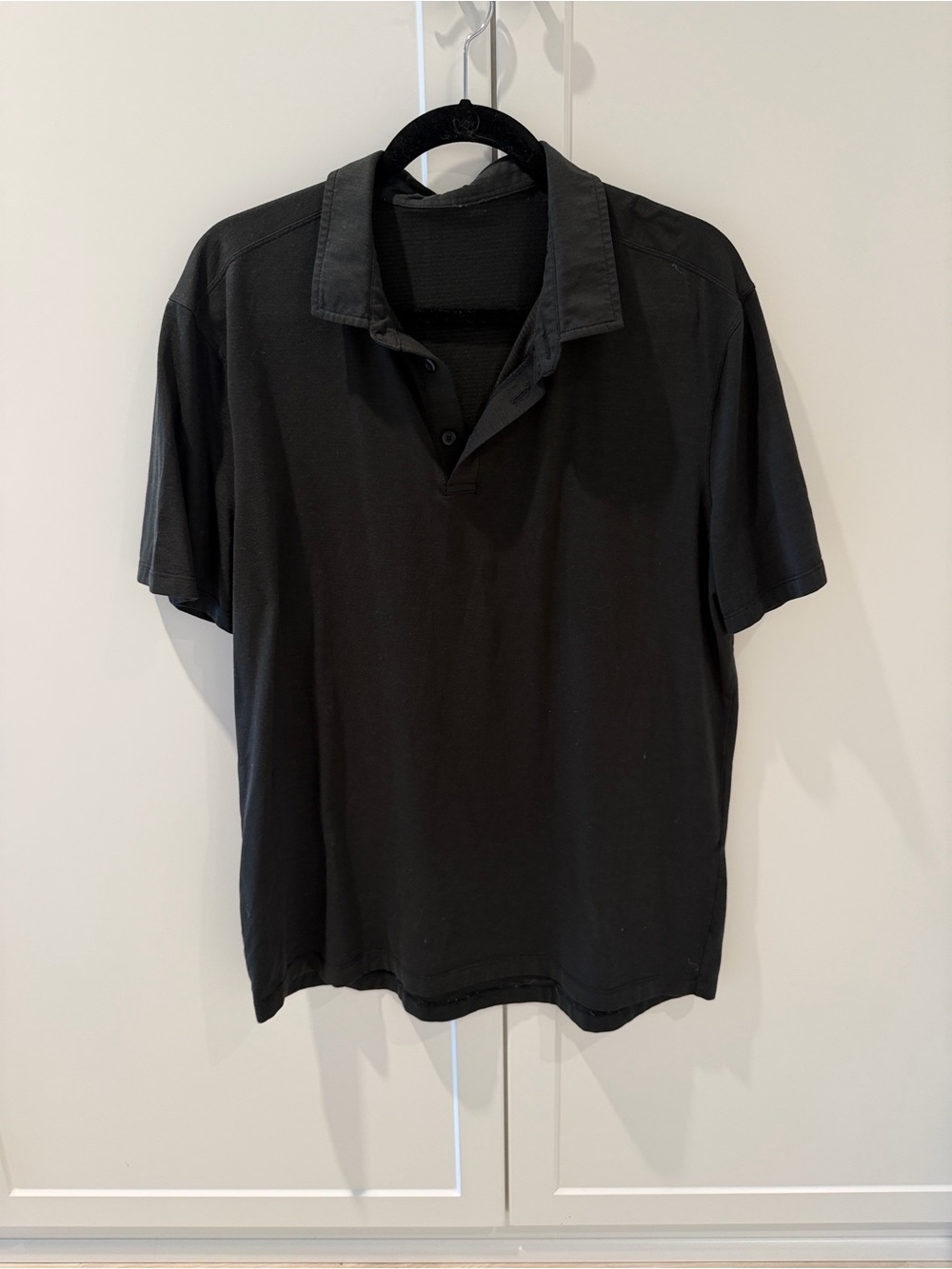 lululemon athletica Men's Short-Sleeve Polo - Dark Gray